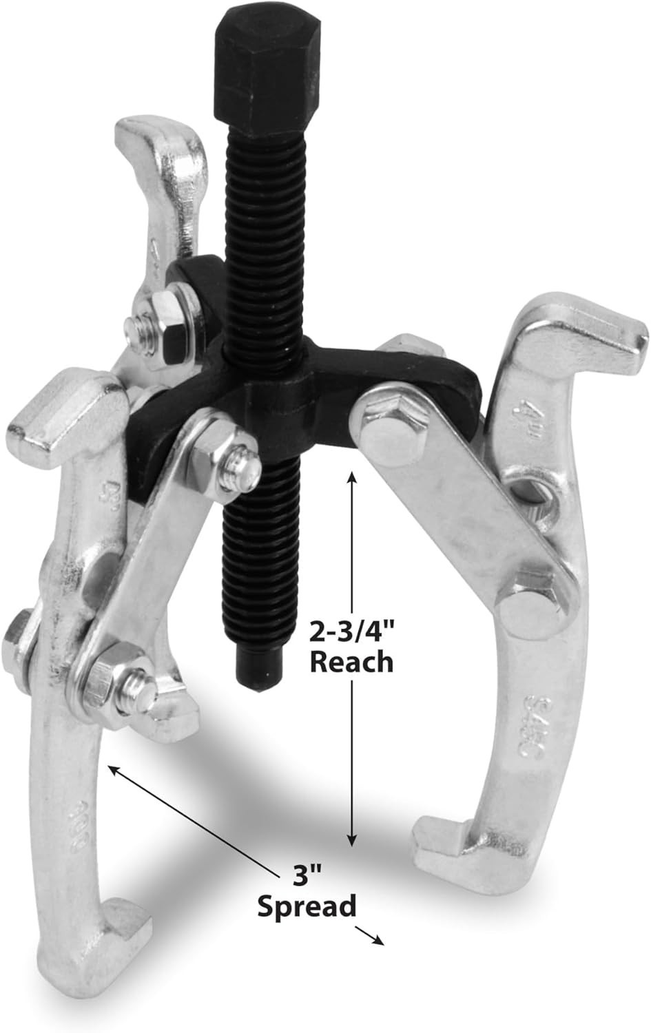 Alloy Steel 3″ 3-Jaw Gear Puller – Superior Strength and Corrosion Resistance