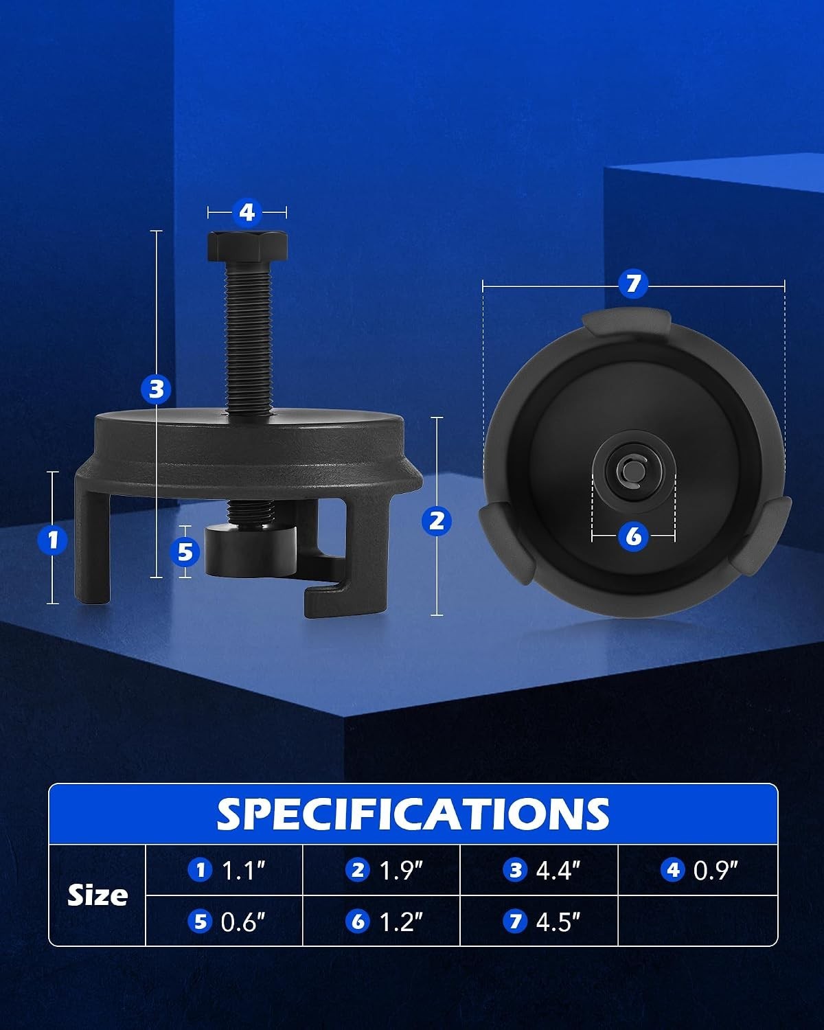 Orion Motor Tech Harmonic Balancer Puller for Engine Removal…
