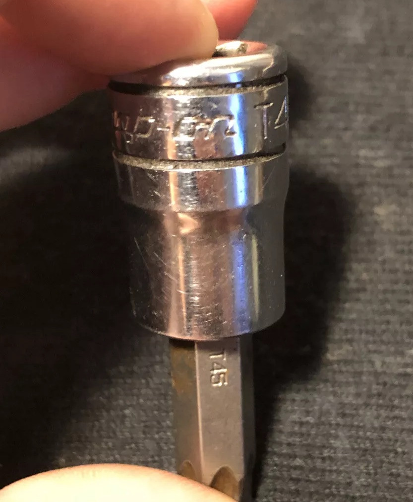Snap-on Tools FTX45E T45 Torx Tamper Resistant Socket Driver 3/8” Dr USA 🇺🇸