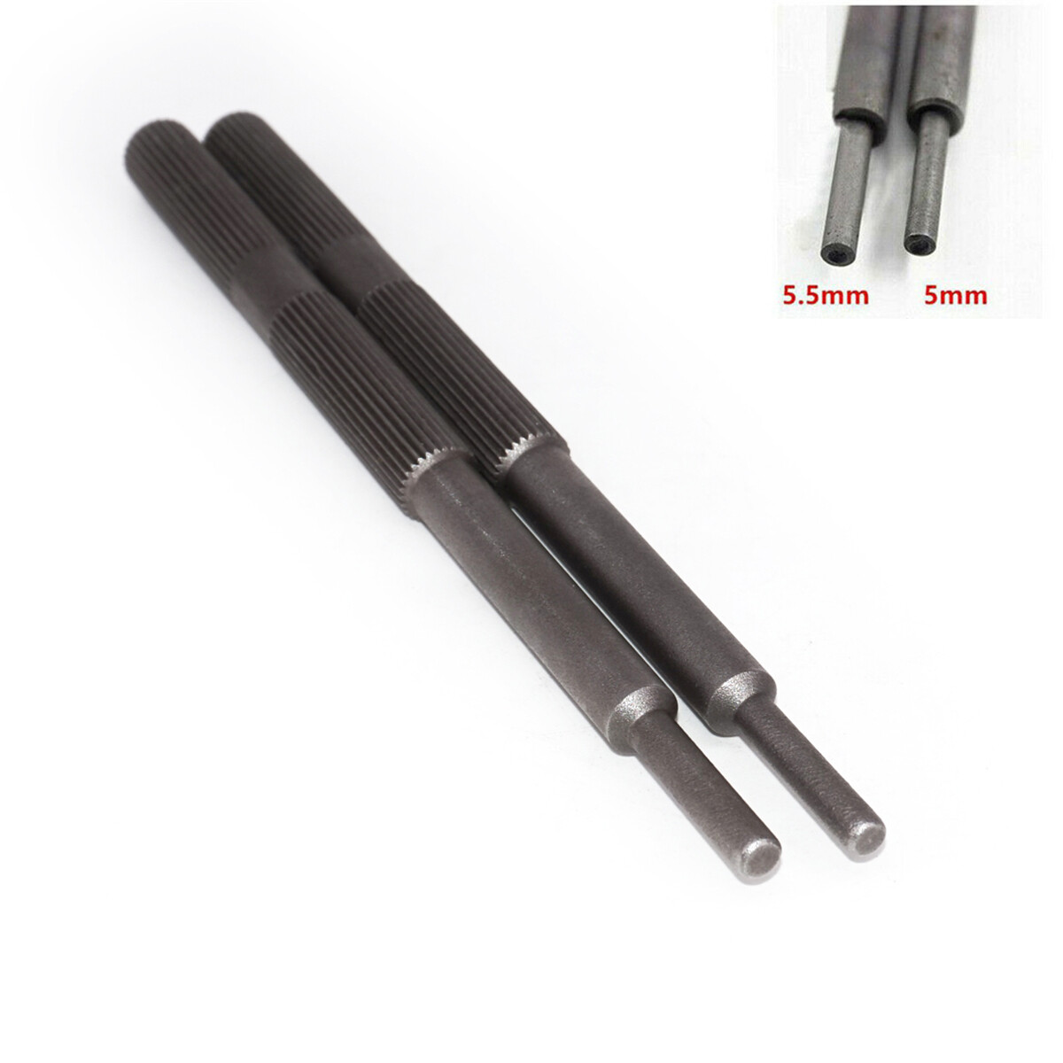 Motorcycle Engine Valve Guide Pilots Drift Punch Removal Repair Tool 5mm & 5.5mm