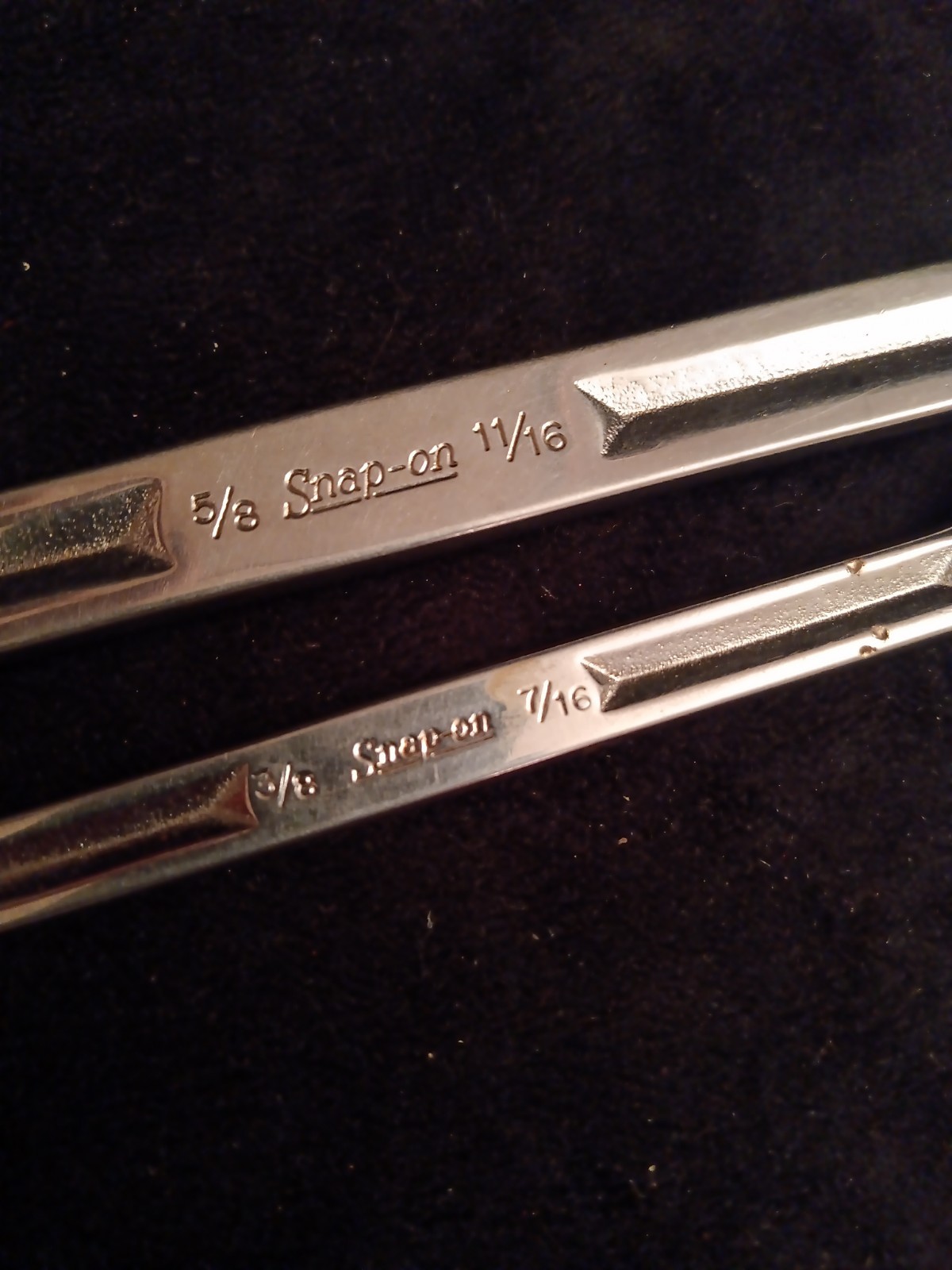 Snap On Underline 5/8-11/16 RXH2022S 3/8-7/16 RXH1214S Line Wrenches