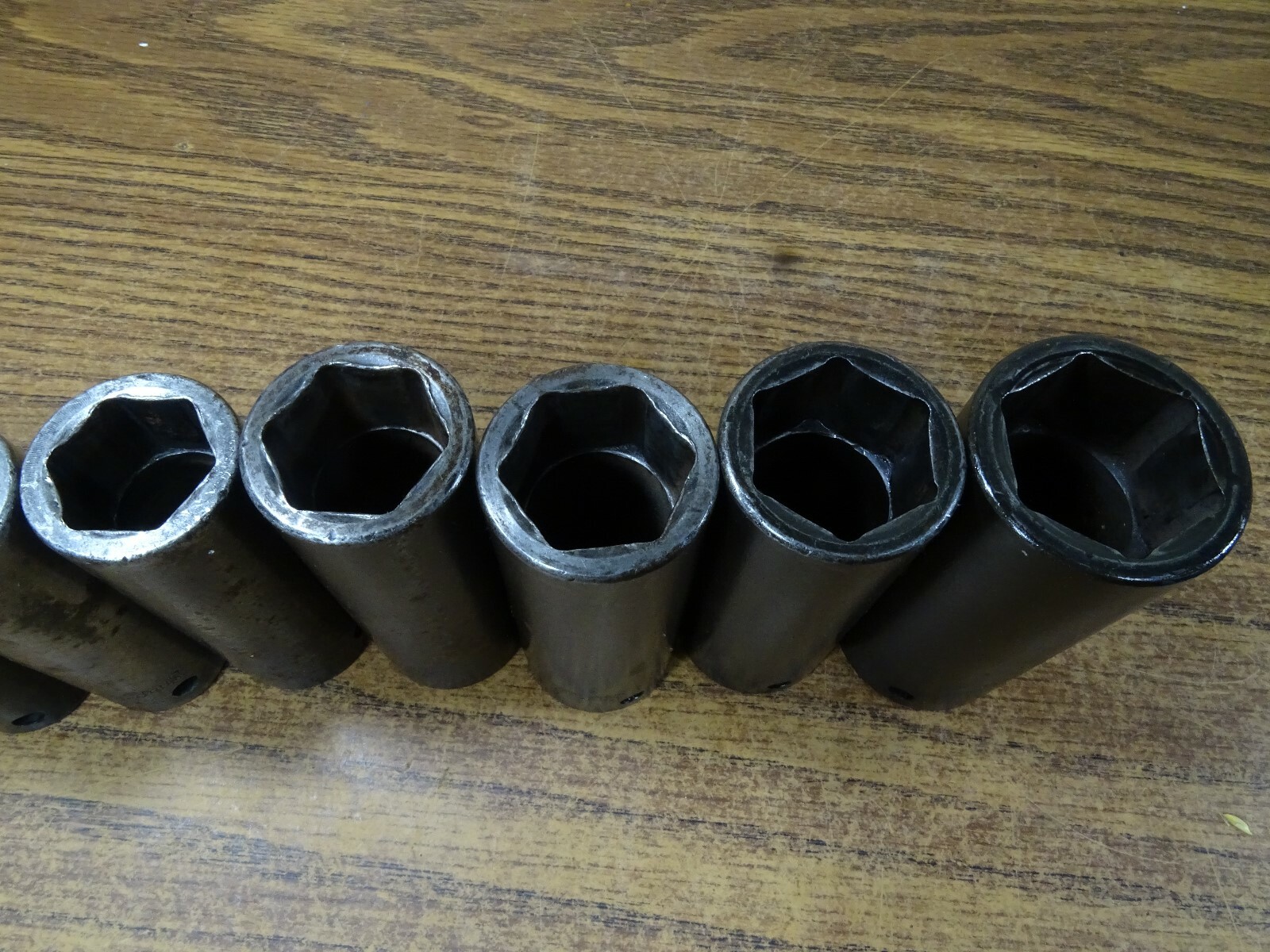 (10) Piece Snap On Tools SIM160-SIM360 1/2″ Impact Deep Drive Lot Set 6 Point