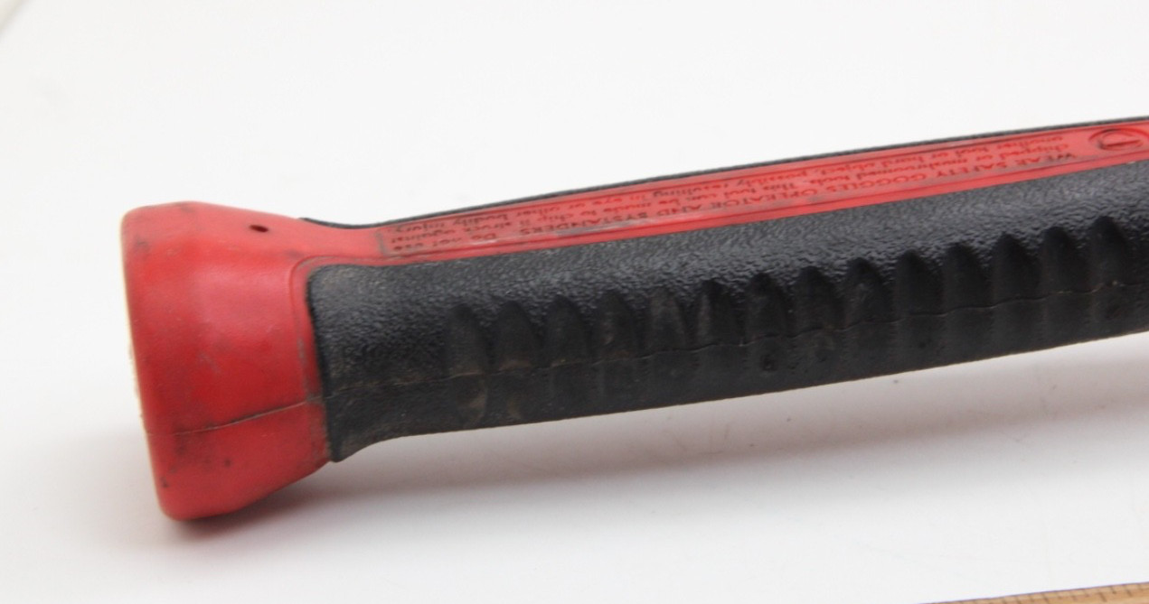 Snap-on HBFE56 56oz Dead Blow Hammer 15″ Red Soft Grip Handle USA