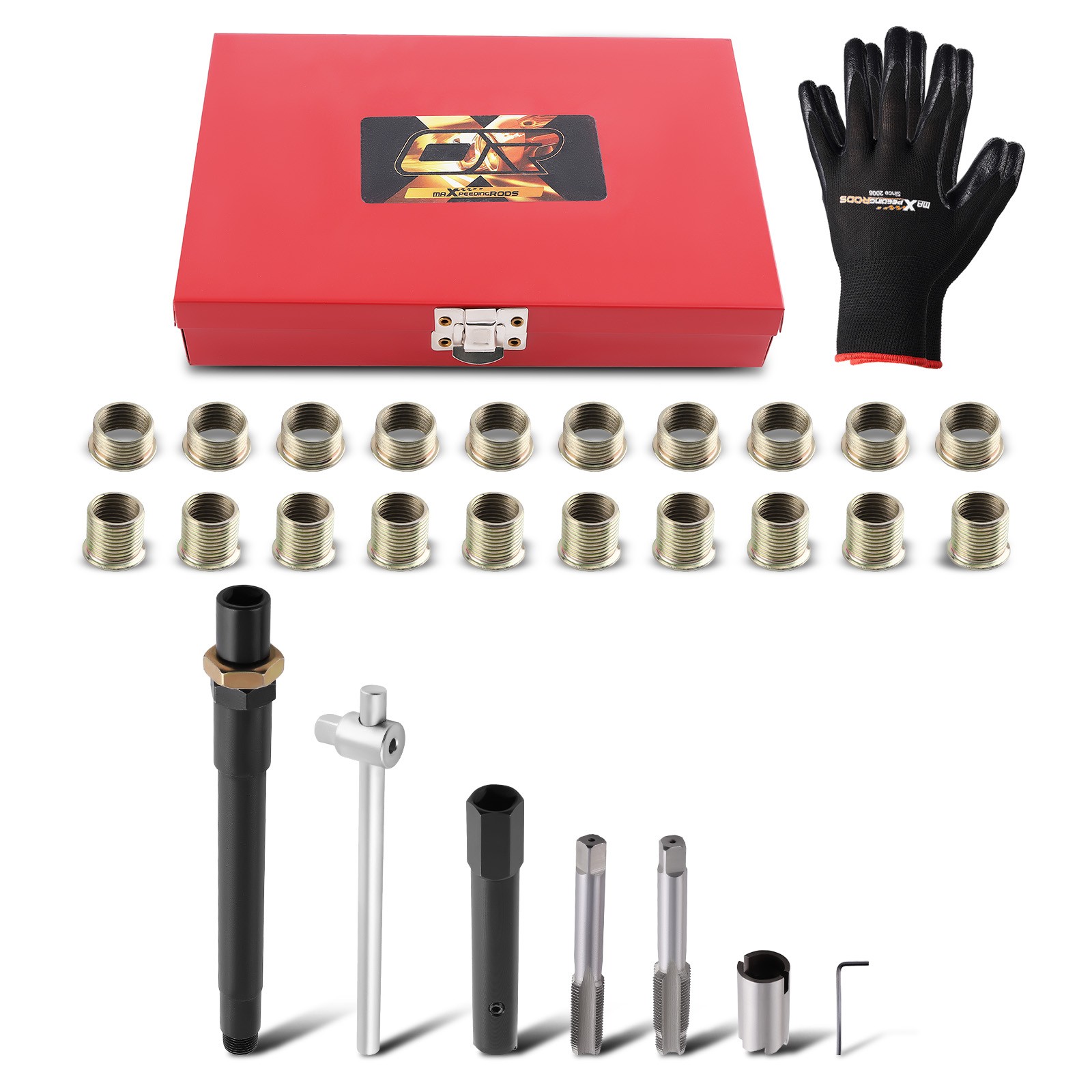 26* 14mm Spark Plug Thread Tool Kit for Cars/Trucks – Fix Damaged Ports