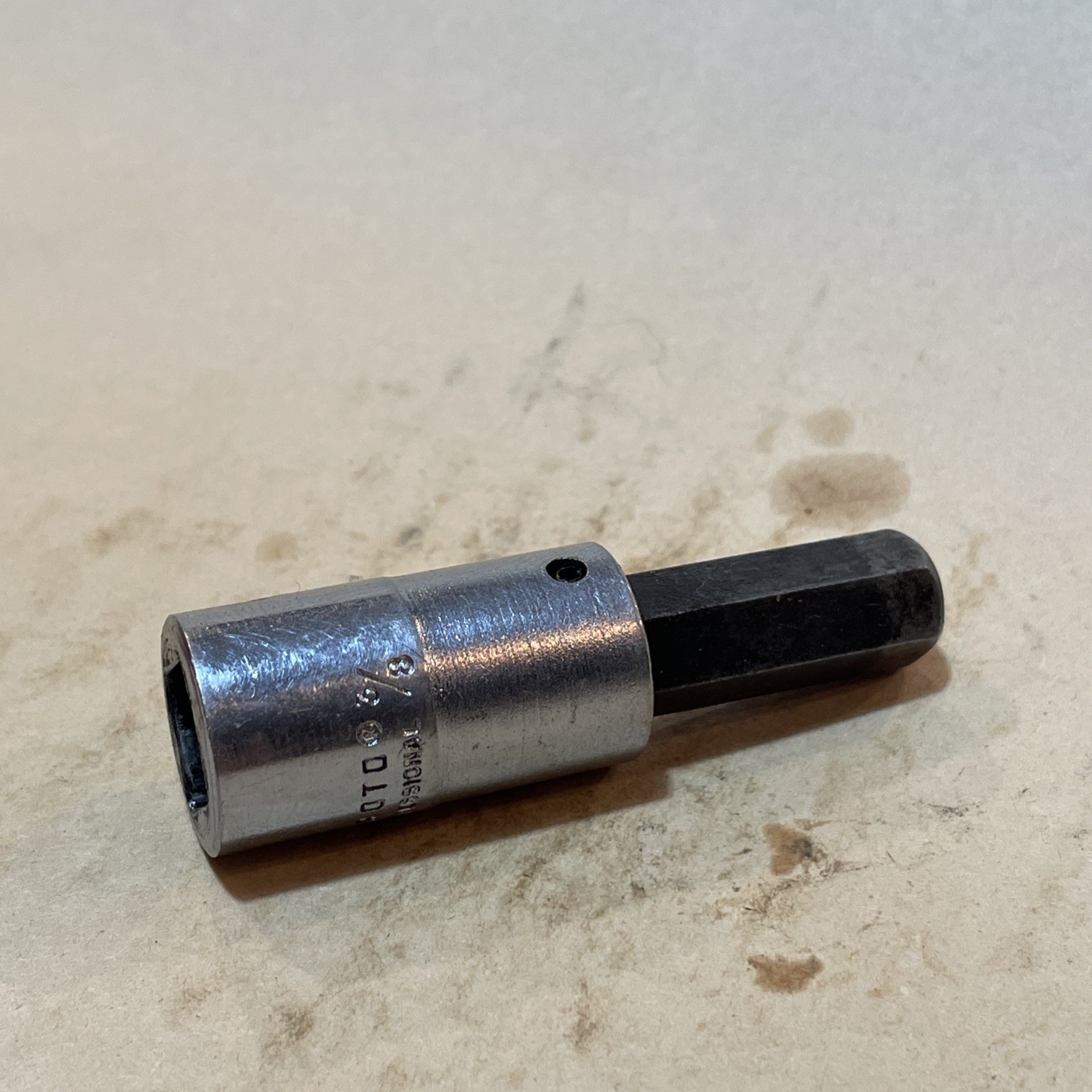 Proto Professional 4990-3/8″ Hex Bit Socket 3/8″ Drive Made in USA