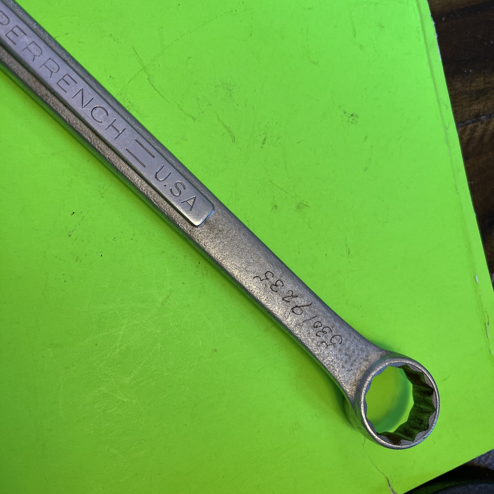 JH Williams Superrench – 1” Combination Wrench, 12 Point , Part# 1170 Vtg USA