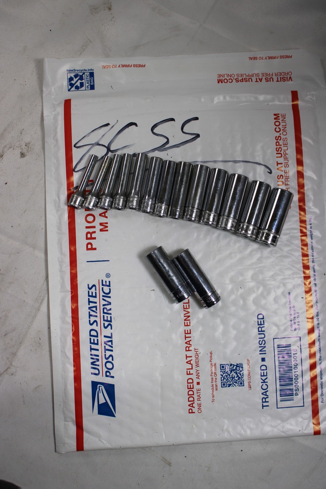 Snap On 1/4 Metric 12 Point Deep Socket 14pc STMM4-STMM15 Matco 10mm and 2 SAE