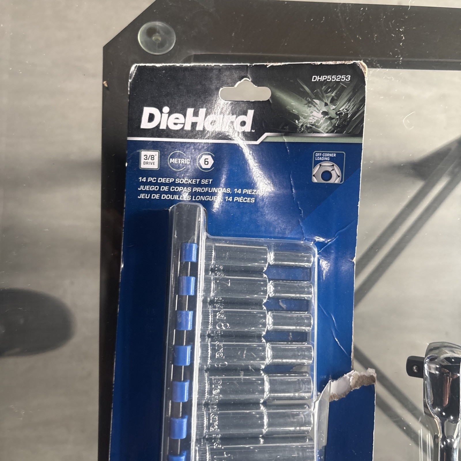 DieHard 14pc Deep Socket Set 3/8″ Drive Metric DHP55253