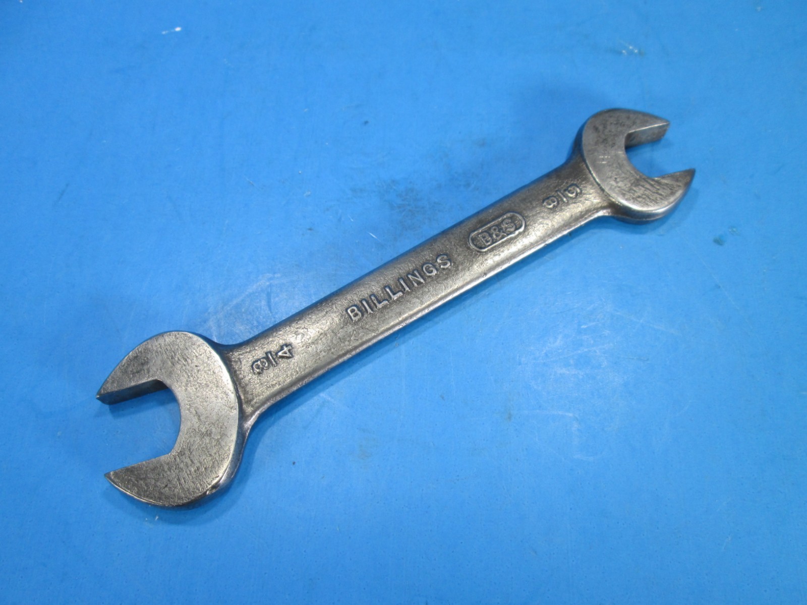 Vintage BILLINGS B&S Double Open-End Wrench C729 – 3/4 & 5/8″ ~Made in USA~ NICE