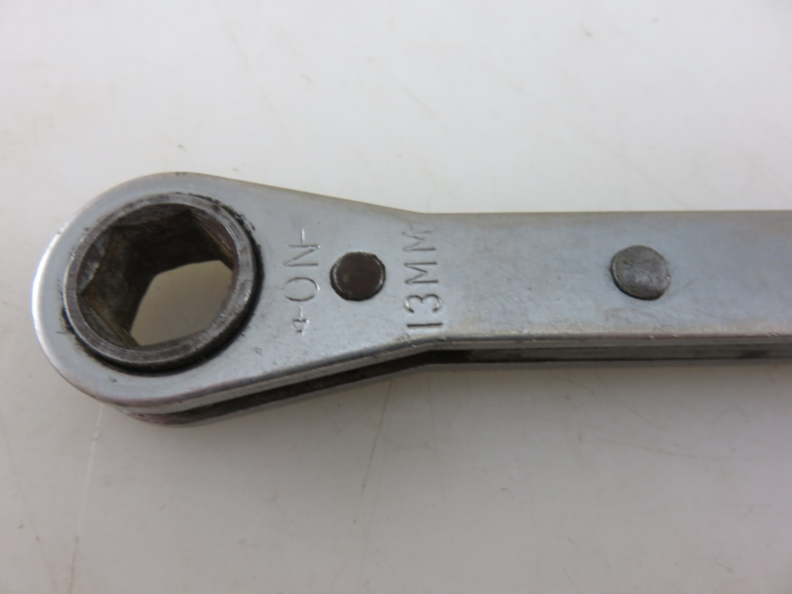 Mac Tools RWM1314 METRIC Ratcheting Double Box End Wrench 13mm x 14mm 6pt