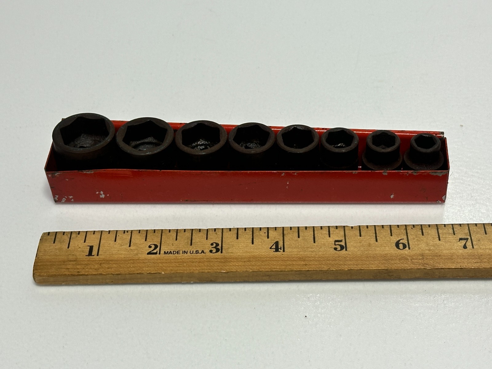 MAC Tools USA 8pc 3/8″ Drive XP SAE 5/16-3/4” 6-Point Shallow Impact Socket Set