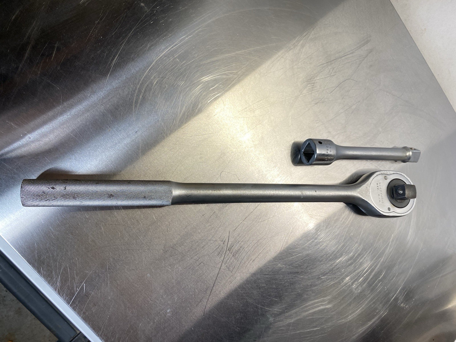 PROTO 5649 Ratchet Wrench 3/4″ Drive Pear Head 20″ With 7” Extension USA Heavy!