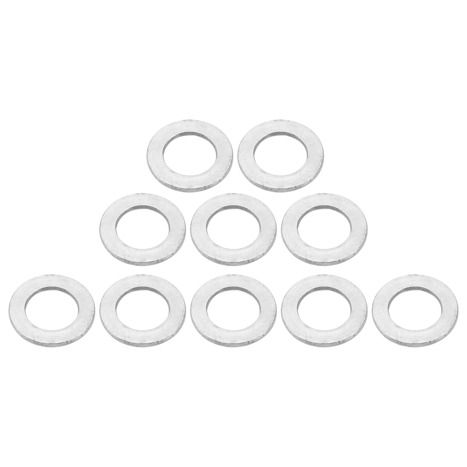 Flat washer 23x39x3mm, stainless steel, silver, 10pcs, for universal cars