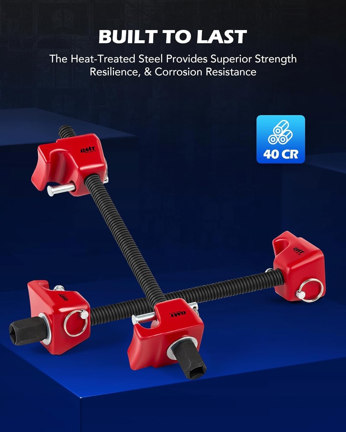 2pc Spring Compressor Set Heavy Duty Coil Strut Car Truck Suspension Tools