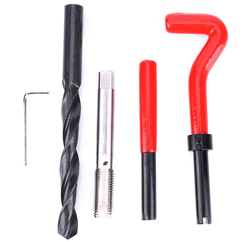 Thread Inserts Repair Kit Stainless Steel M12x1.5 Drill Tap Wrench Auto Tool