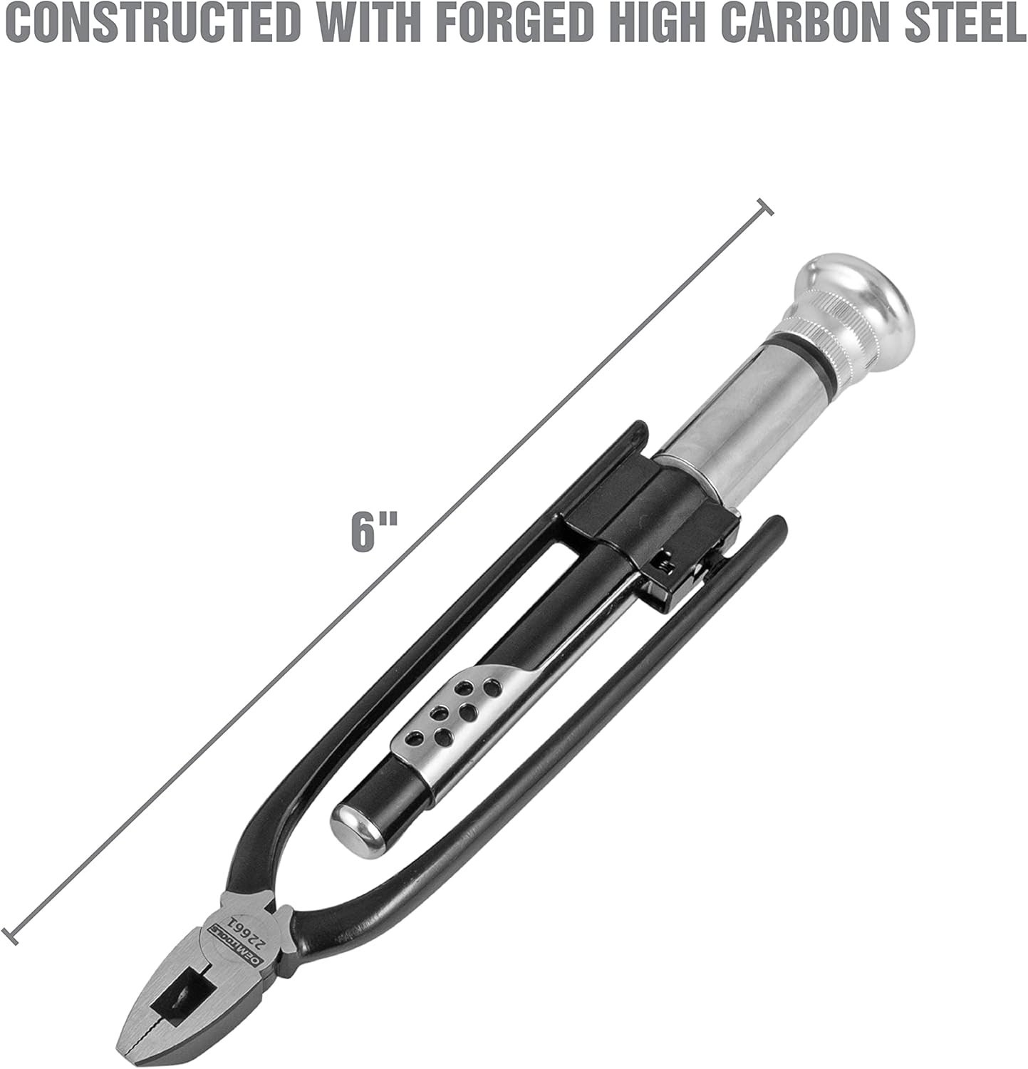 Durable 6-Inch Safety Wire Pliers: Reversible Action, Locking Buckle, Steel Wire