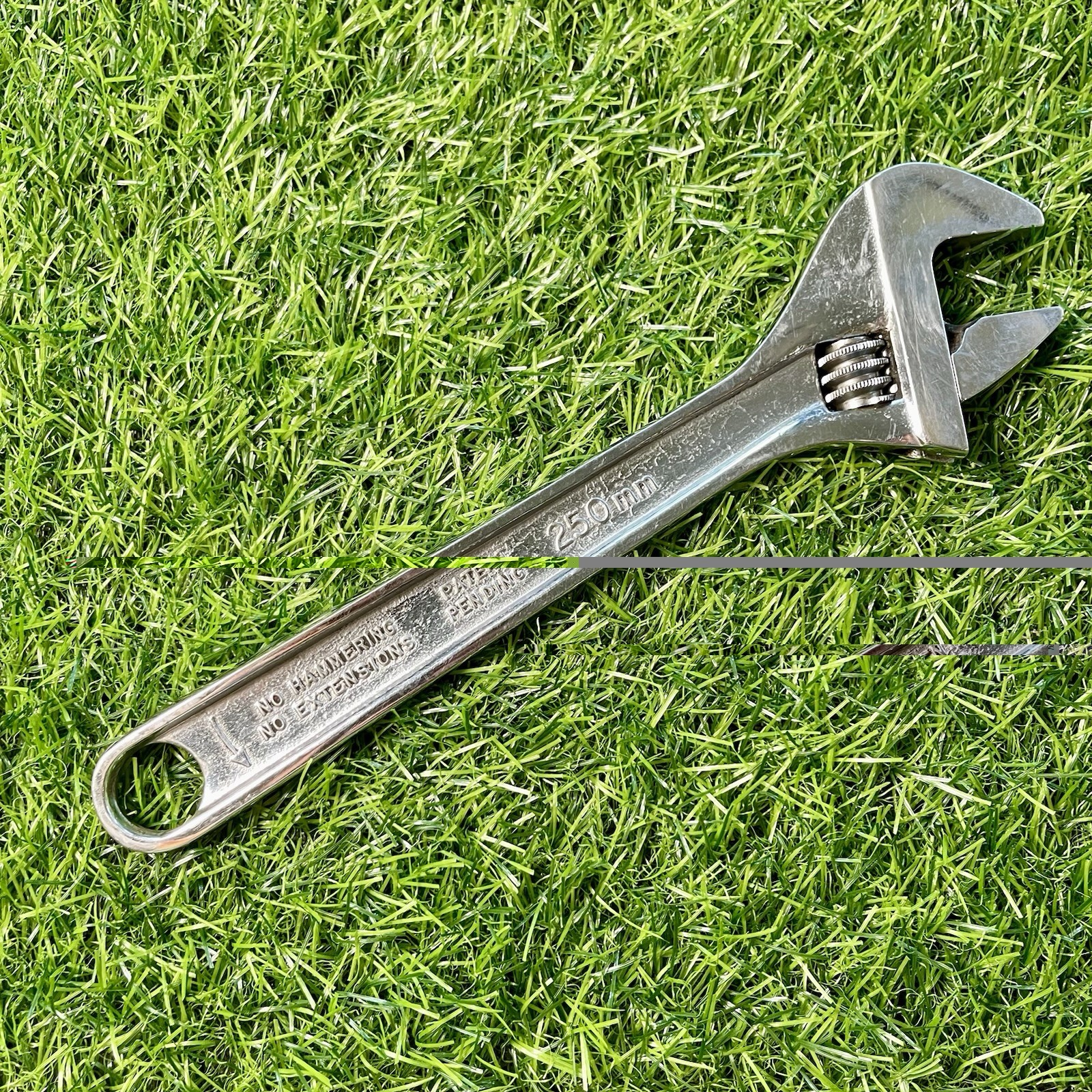 Snap On Tools AD10 10″ 250mm Chrome Adjustable Wrench Made in USA