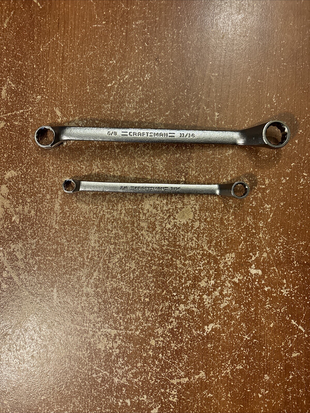 Craftsman Offset Double Box End Wrenches 44321 & 44323 USA