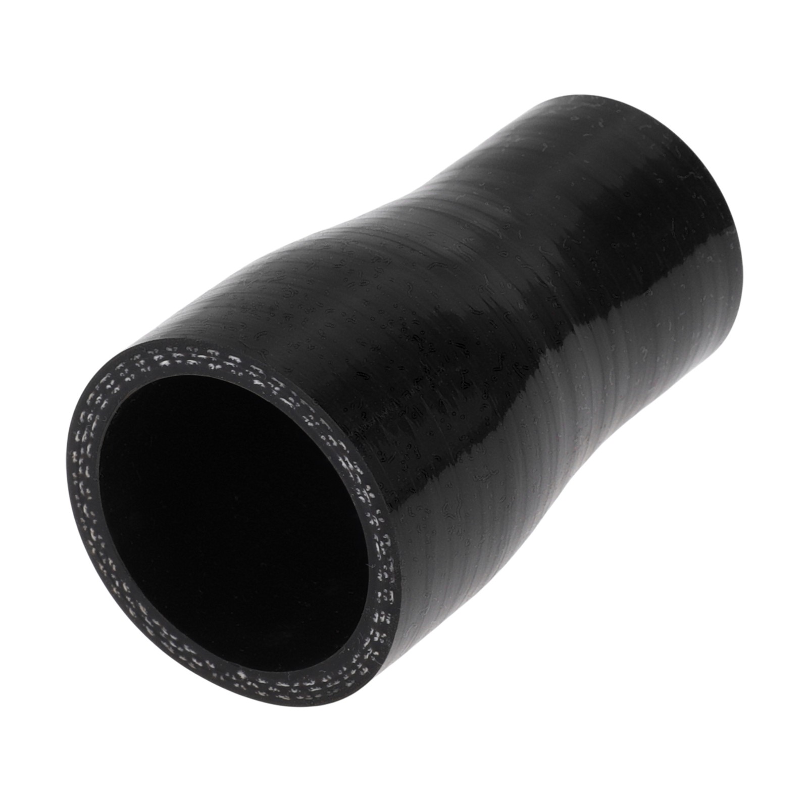 For silicone coupler straight tube 25-35mm 3 layers fabric 76mm black
