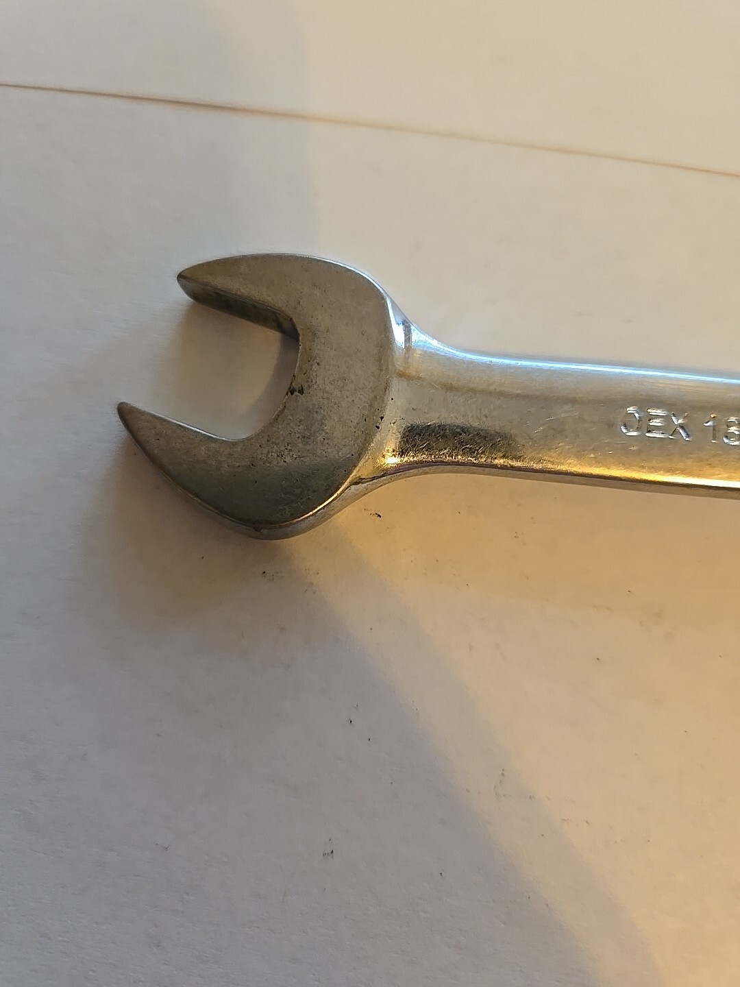 Snap On 9/16″ 12PT Short Chrome Combination Wrench OEX180