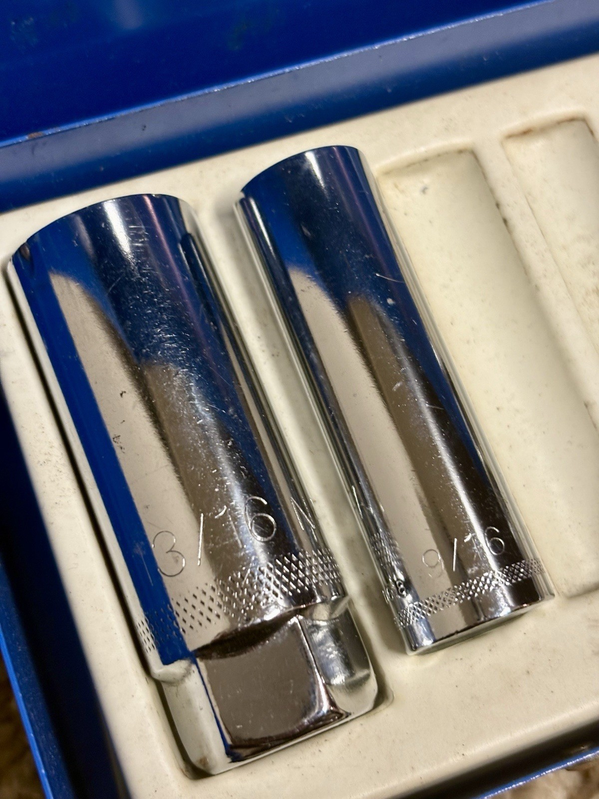 NAPA 3/8″ 1/4″ Socket Set USA Metal Case – Incomplete / See Pics
