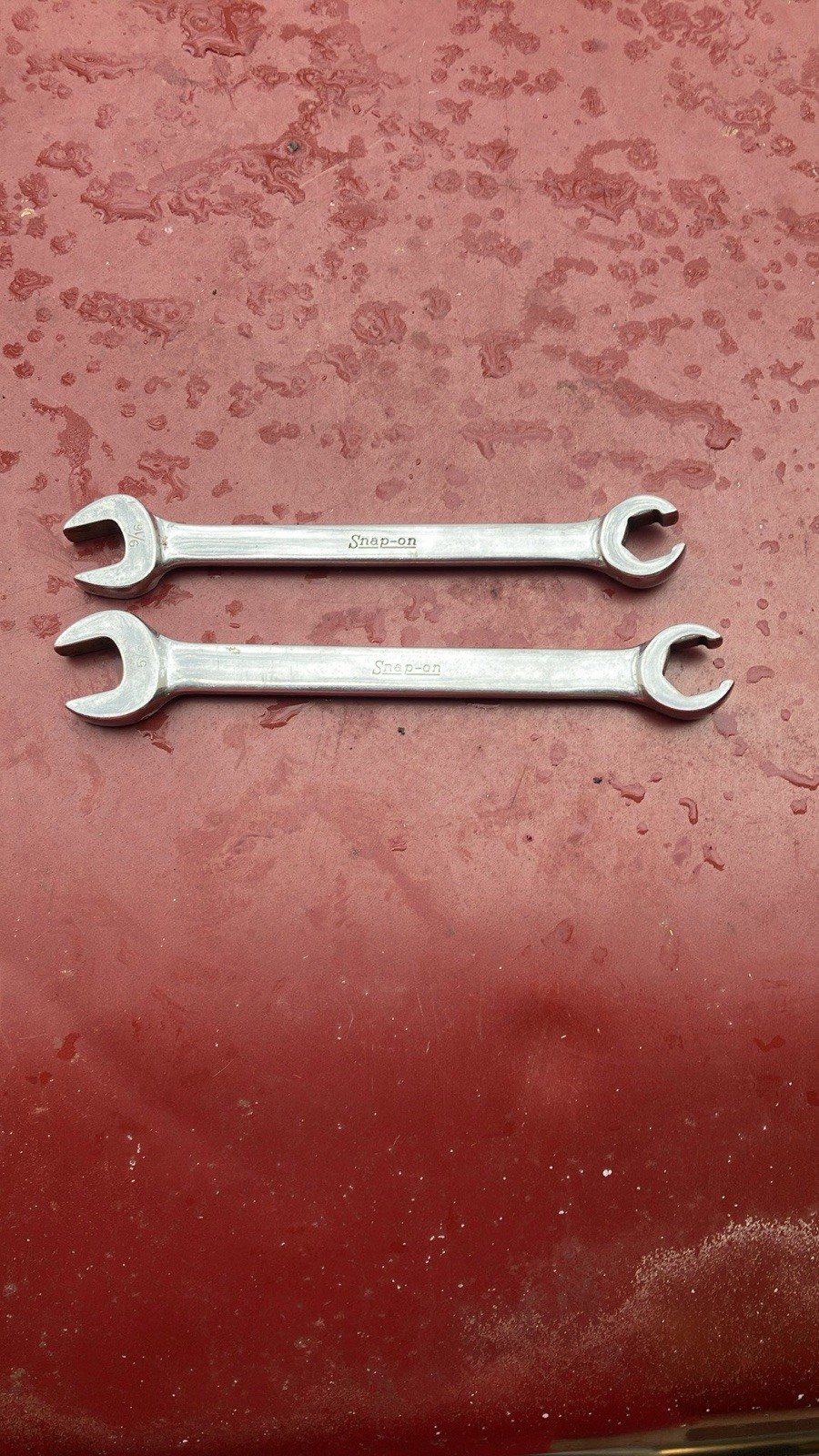 Snap-On USA 2pc Flare Nut Combination Wrench Lot Set, RXS20, RXS18