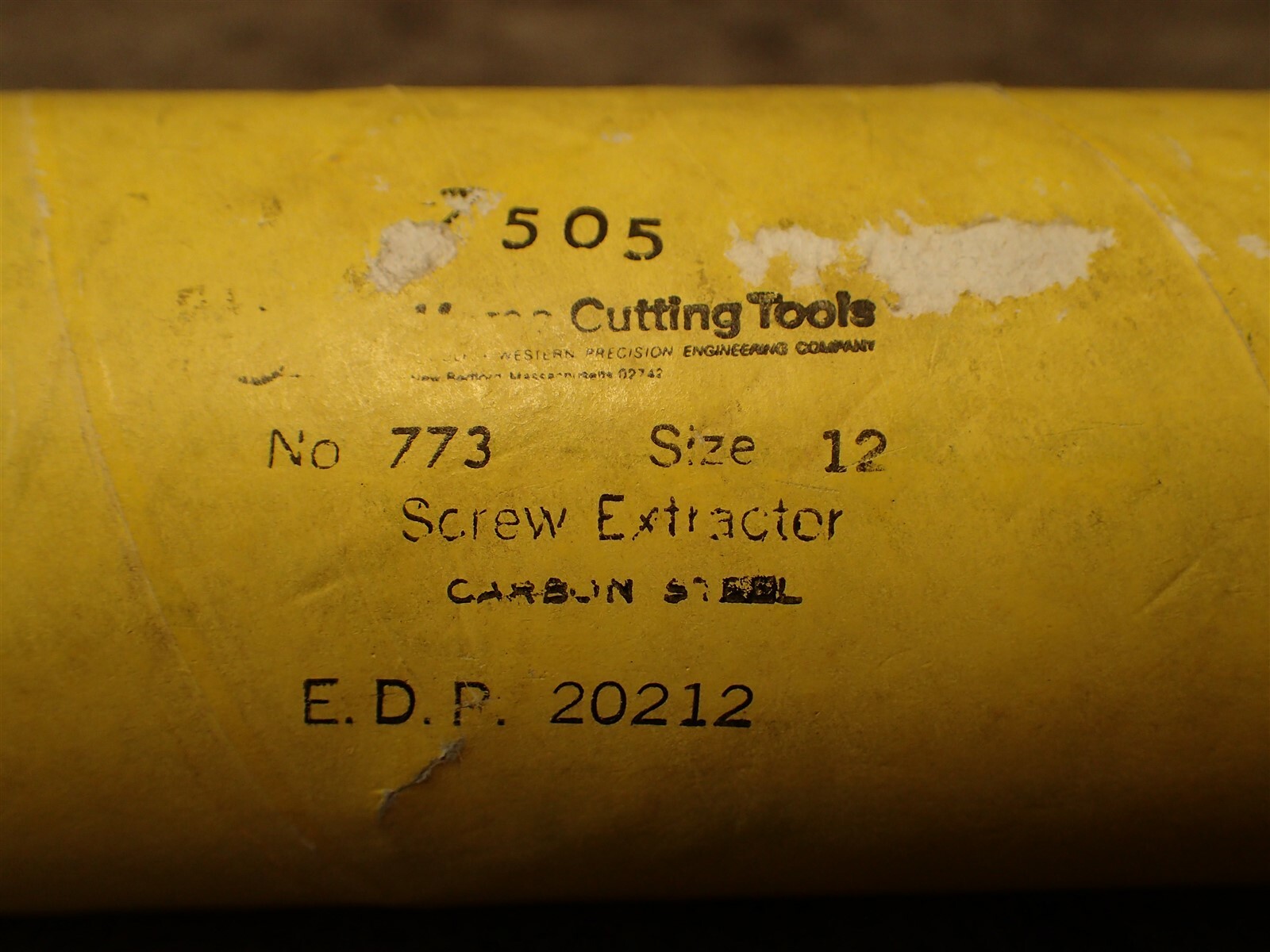 20212 MORSE Size 12 Screw Extractor 1-7/8″ to 2-5/16″, Drill 1-5/16″, 6″ L BN52