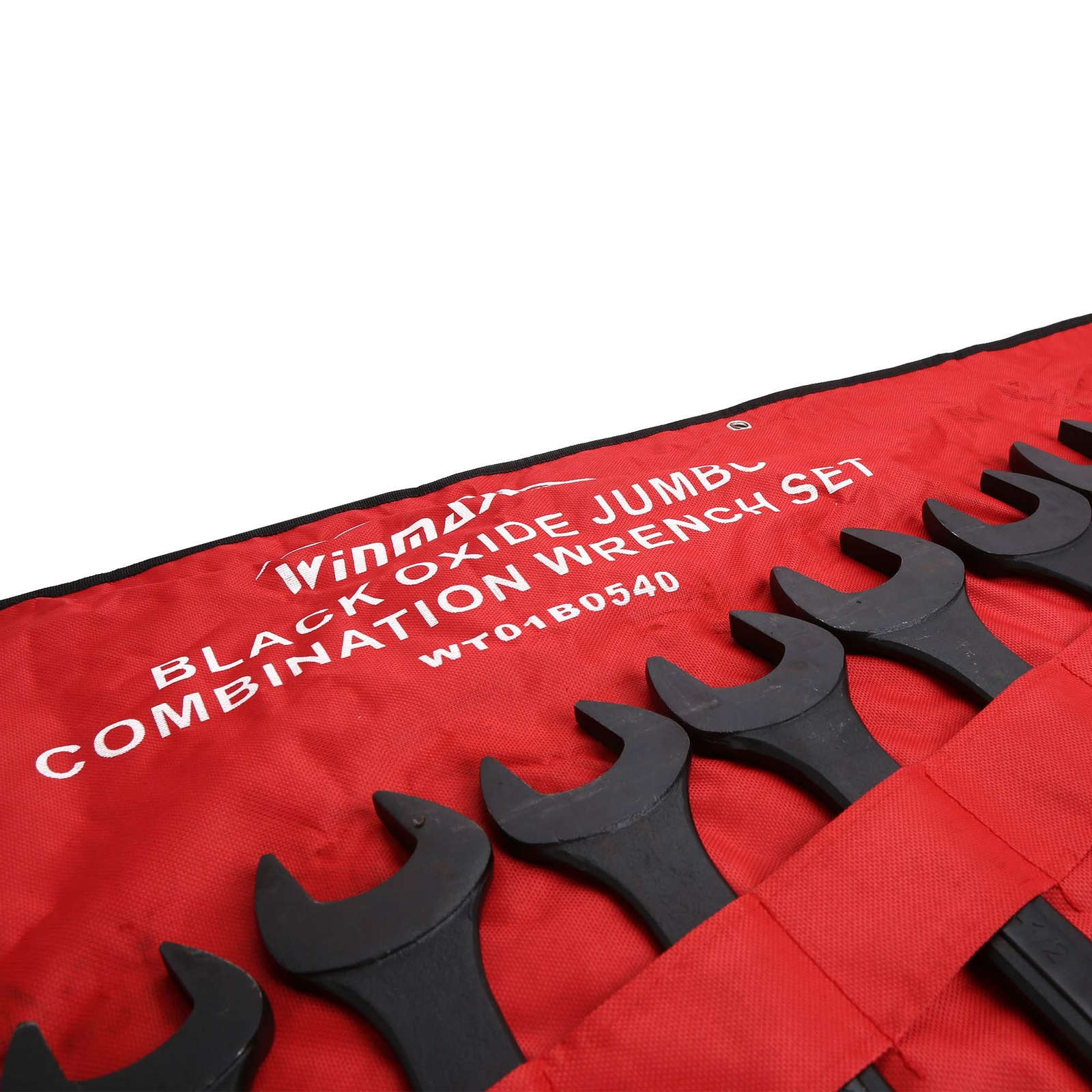 1-5/16″ – 2″ SAE Black-Oxide Jumbo Combo Wrench Set Heat-treated Steel Tool 10PC