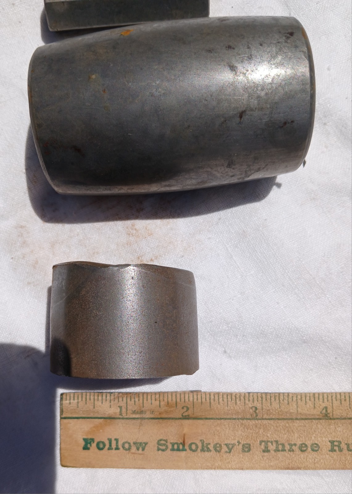 3 Steel Dolly’s Auto Body Repair, Cylinders and Hexagon Metal Craft Anvils