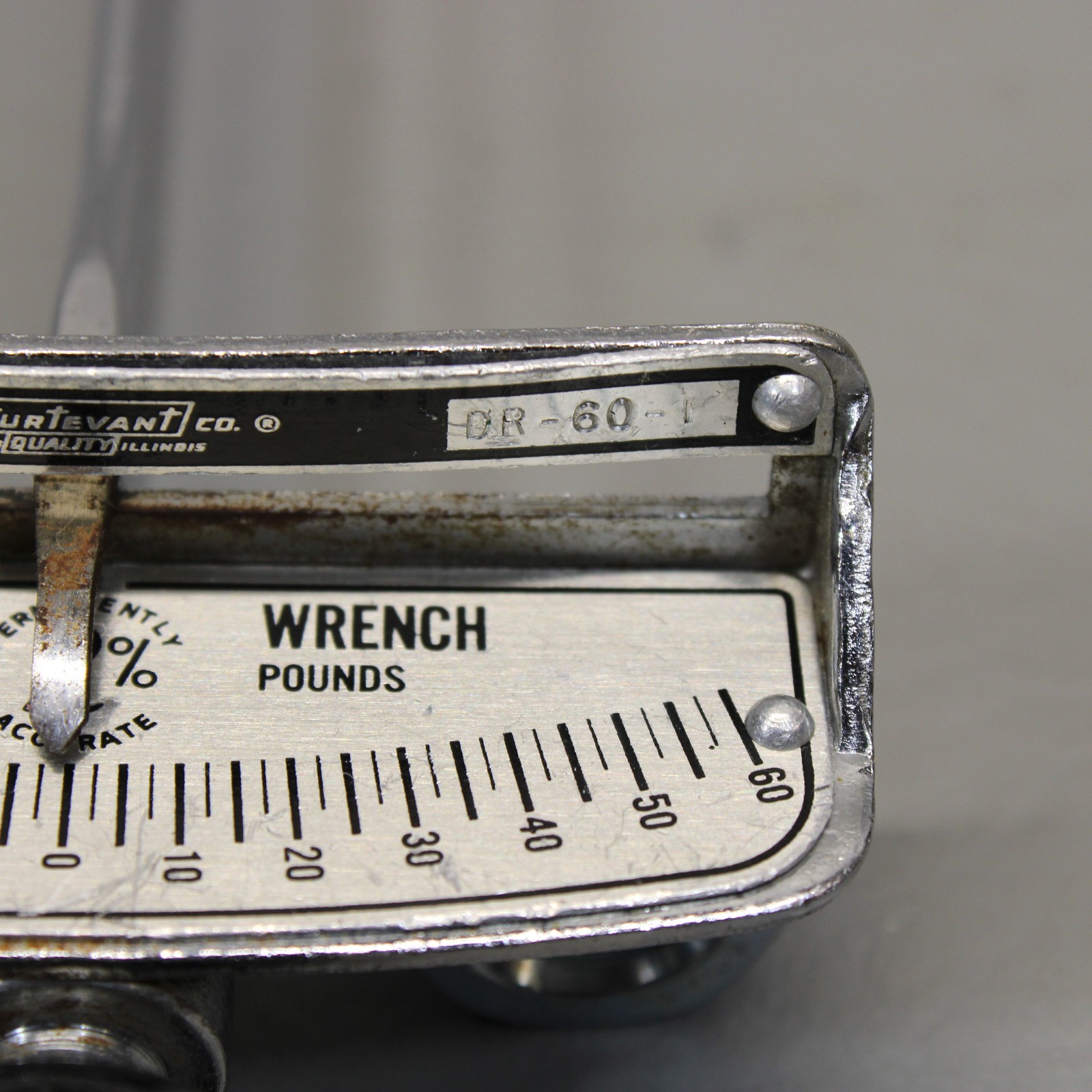 Sturtevant 1/4″ Torque Wrench 0-60 Inch Pounds DR-60-1