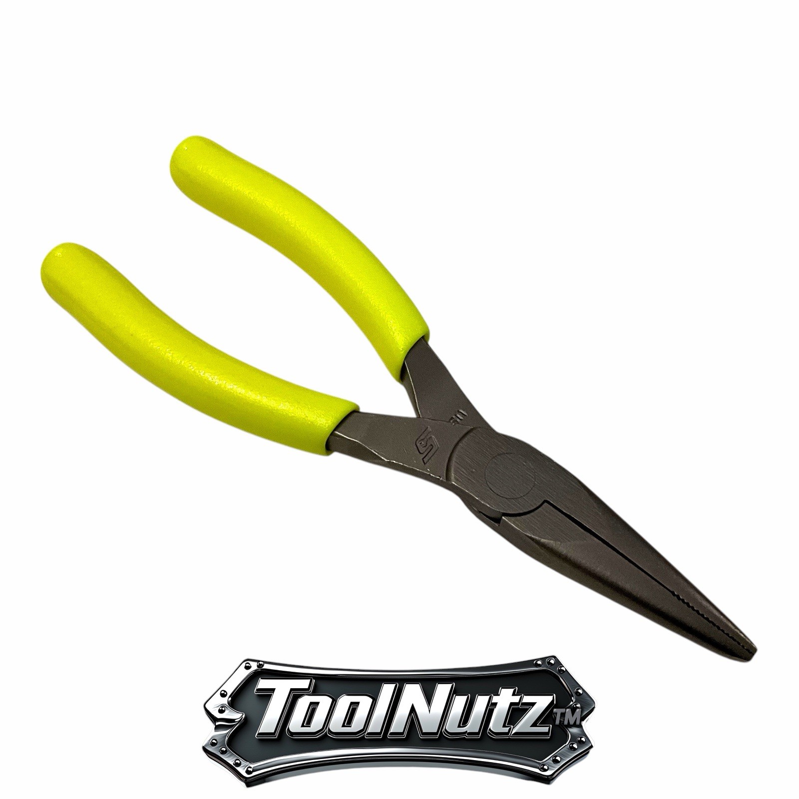 Snap-on Tools NEW 95ACFHV 6″in. YELLOW Soft Grip Rounded Jaw Needle Nose Pliers