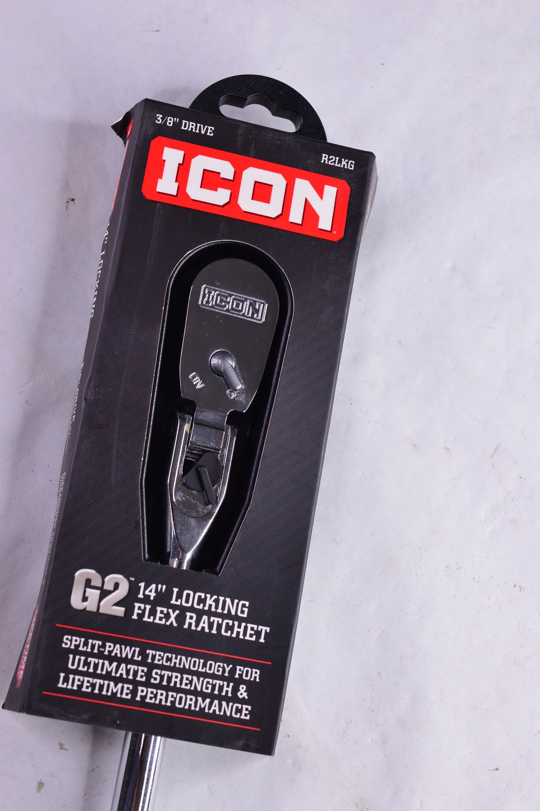 ICON R2LKG 3/8 INCH DRIVE G2 (GEN 2) 14 INCH LOCKING FLEX HEAD RATCHET