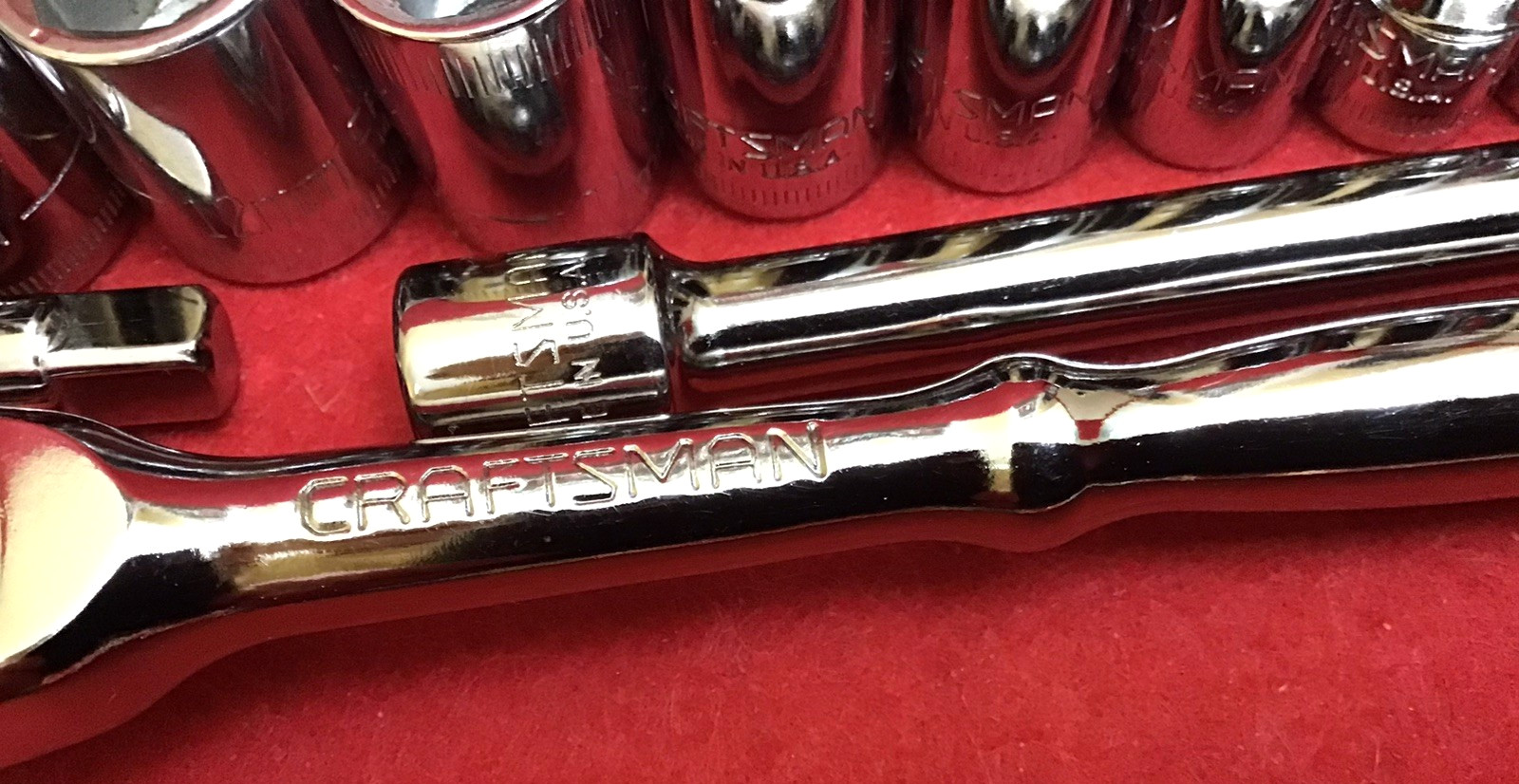 NEW CRAFTSMAN USA 1/4” DR. METRIC SHALLOW( 14PC. ) SOCKET SET 4-14mm