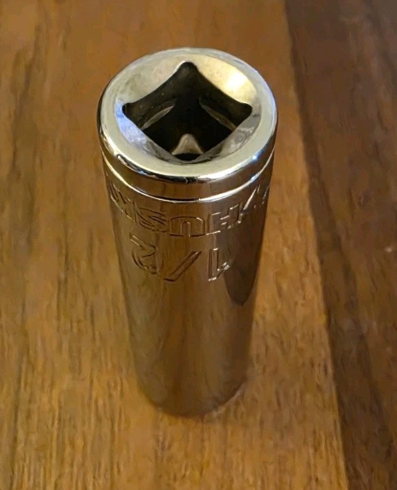 Husky 1/2″ Deep Well Socket 6 Point 3/8″ Drive China/Taiwan