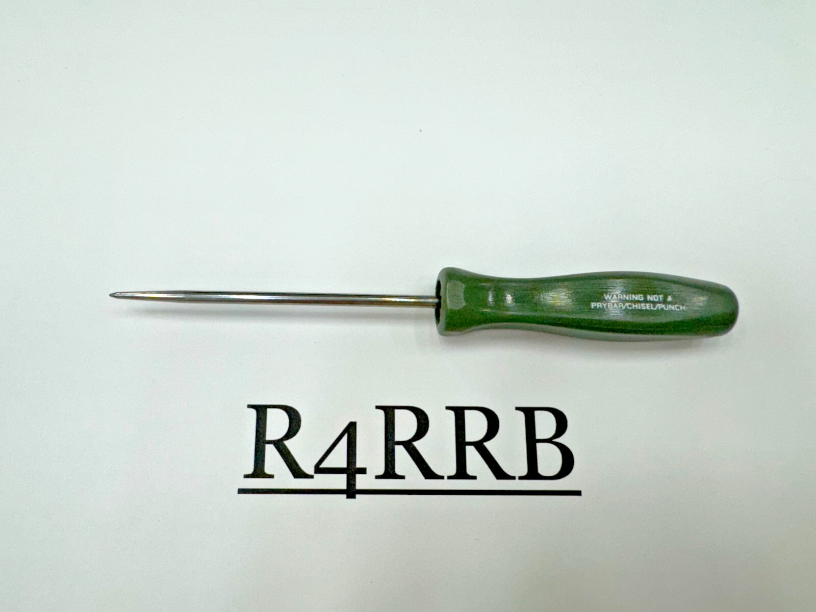 Snap-on Tools USA NEW COMBAT GREEN Mini Hard Handle Straight Awl Pick 3ASABCG