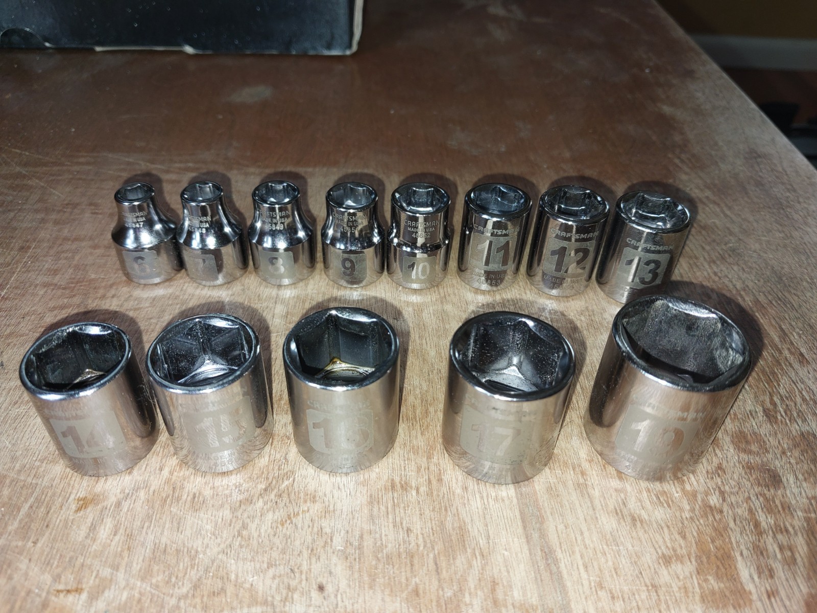Craftsman USA METRIC 6 Point 3/8 Drive Easy Read Various Sizes