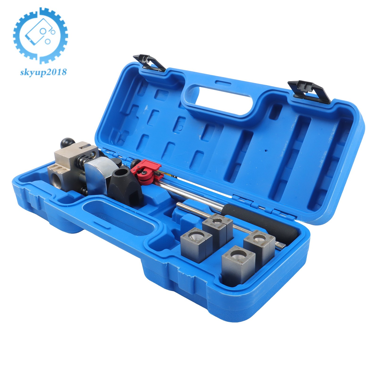 Brake Line Flaring Tool For 3/16″ 1/4″ 5/16″ 3/8″ and 4.75mm Tubing with Box