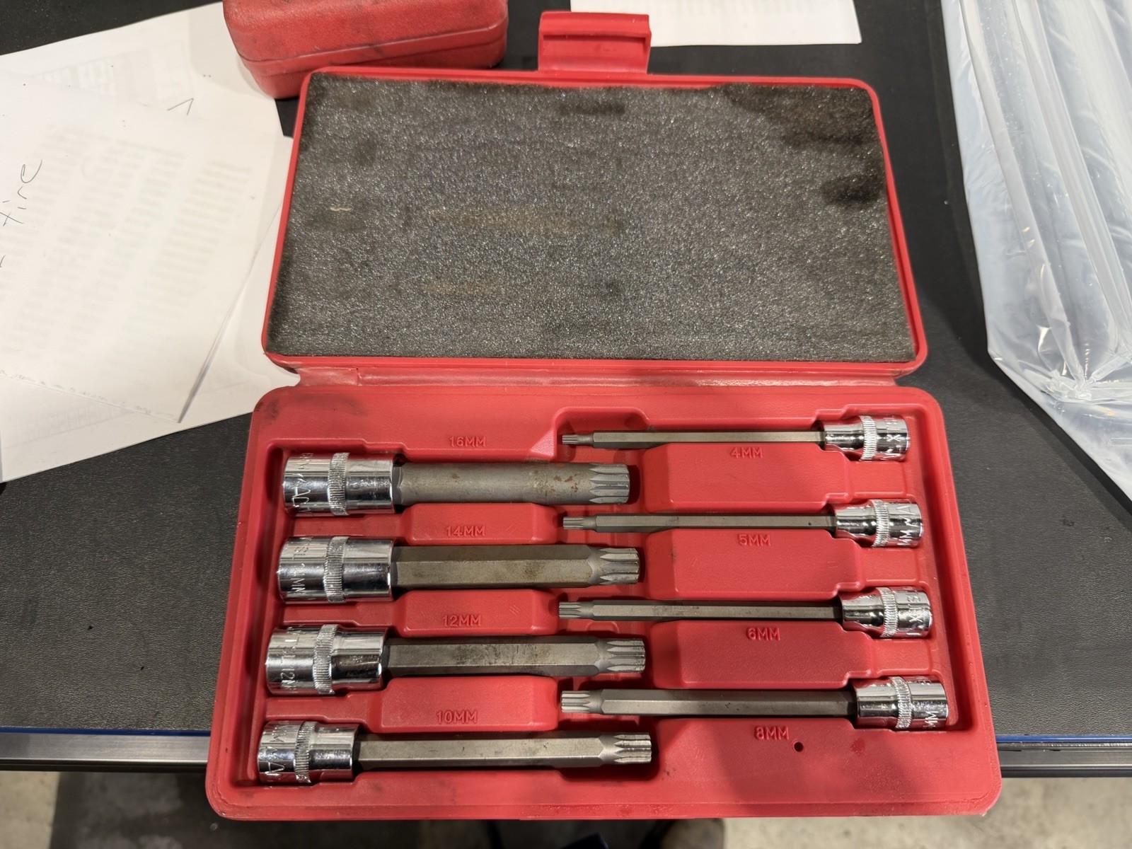 MAC Tools 8-pc Long Metric Triple Square Driver Set, SXVMTSL8B