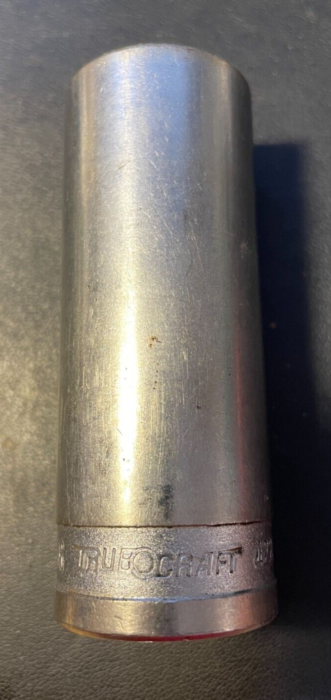 Vintage True Craft 15/16″ Deep Well Socket 1/2 Drive Socket 42230