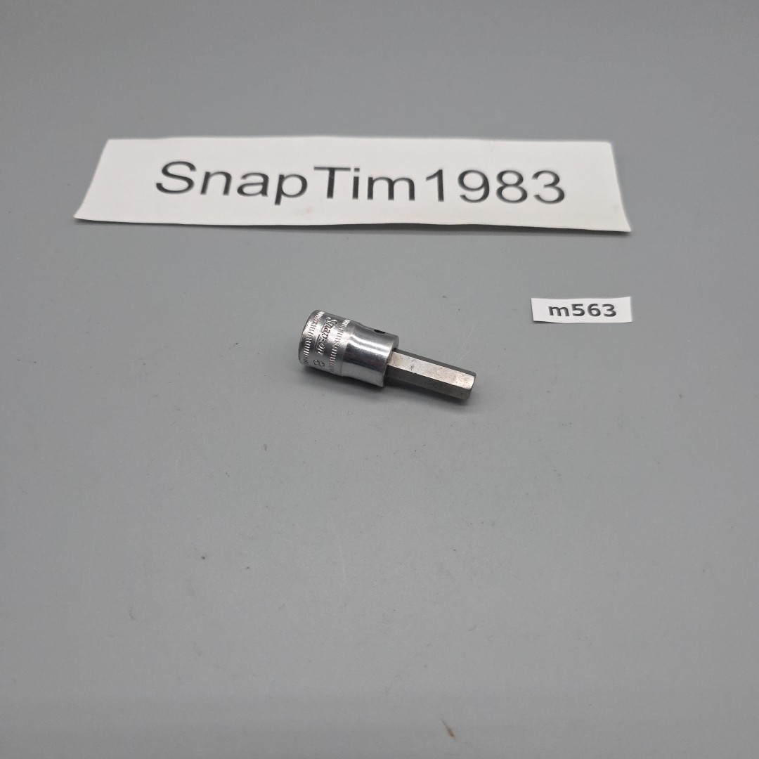 Snap On Tools Allen Hex Bit Socket Driver FAM8A 3/8″ Drive 8mm Metric USA