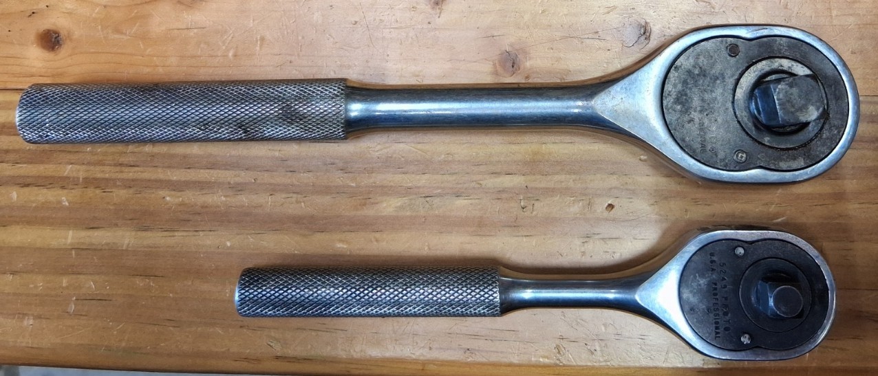 Vintage Proto Professional USA 3/8″ Drive & 1/2″ Drive Ratchets 5249 5449