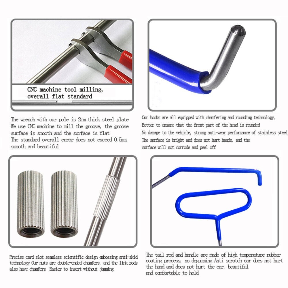 22pcs/set Emergency Auto Tool Window-Car Door Universal Repair Kits Inflatable