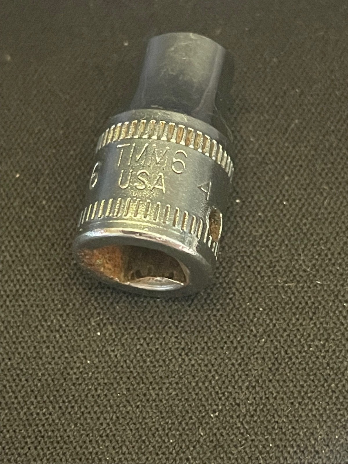 Snap-on Tools TMM6 – 6 Point 1/4″ Drive 6mm Shallow Chrome Socket USA