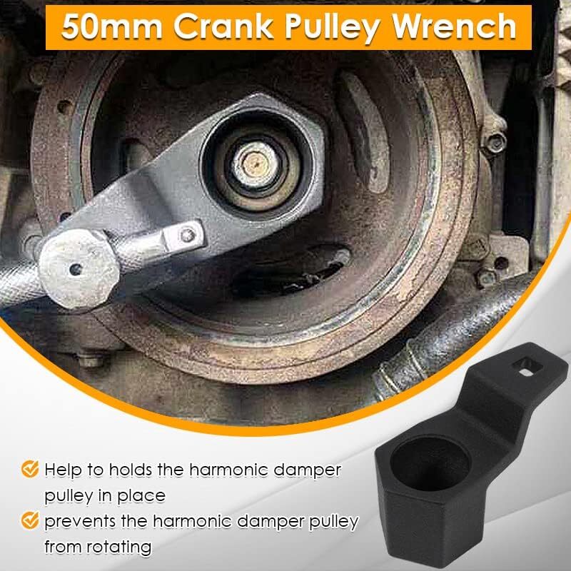 50mm Crankshaft Crank Pulley Wrench Holder Tool for Honda and Acura Engines