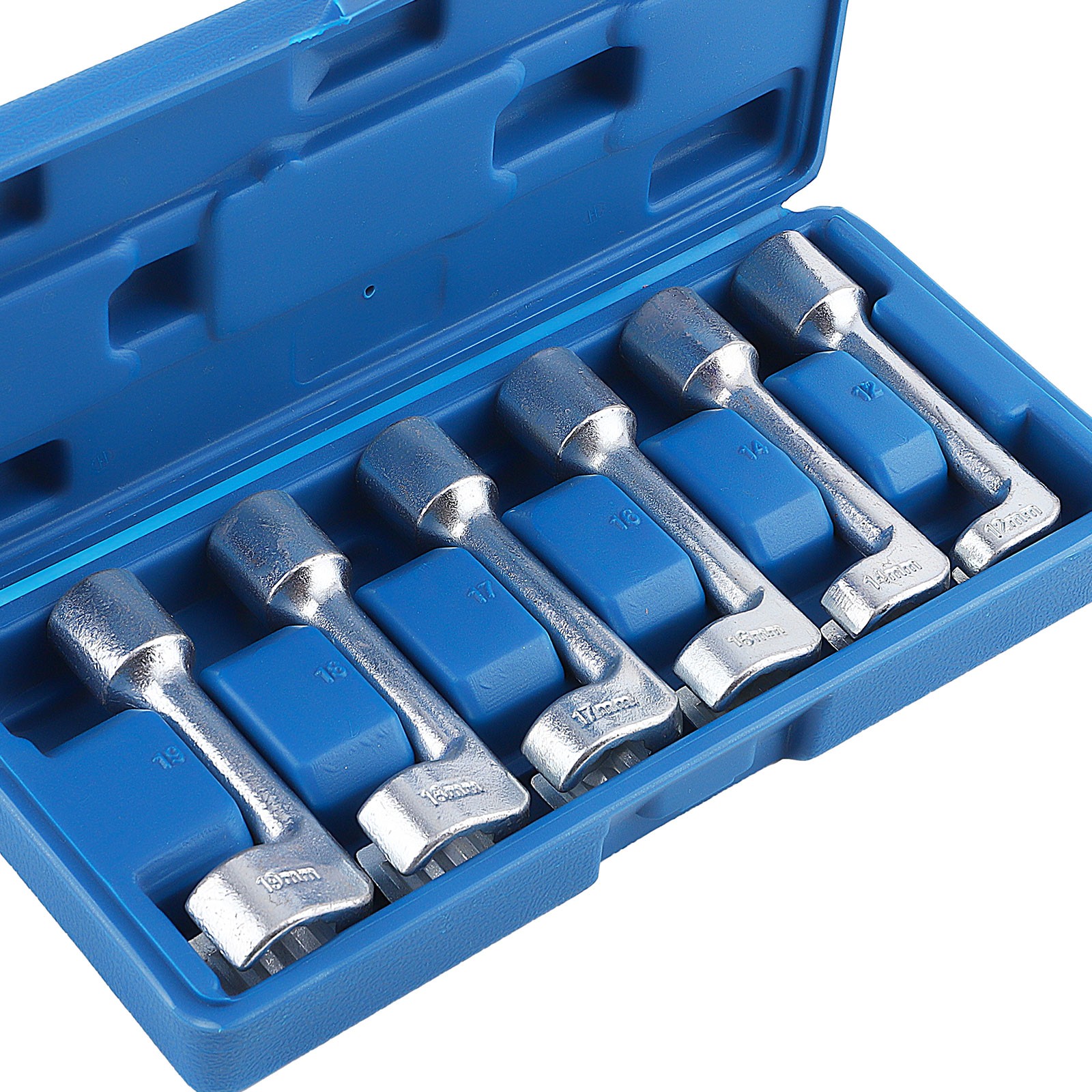 Automotive Injector Line Socket Set for BMW Audi 12-19mm 1/2″ Drive 100mm 6pc