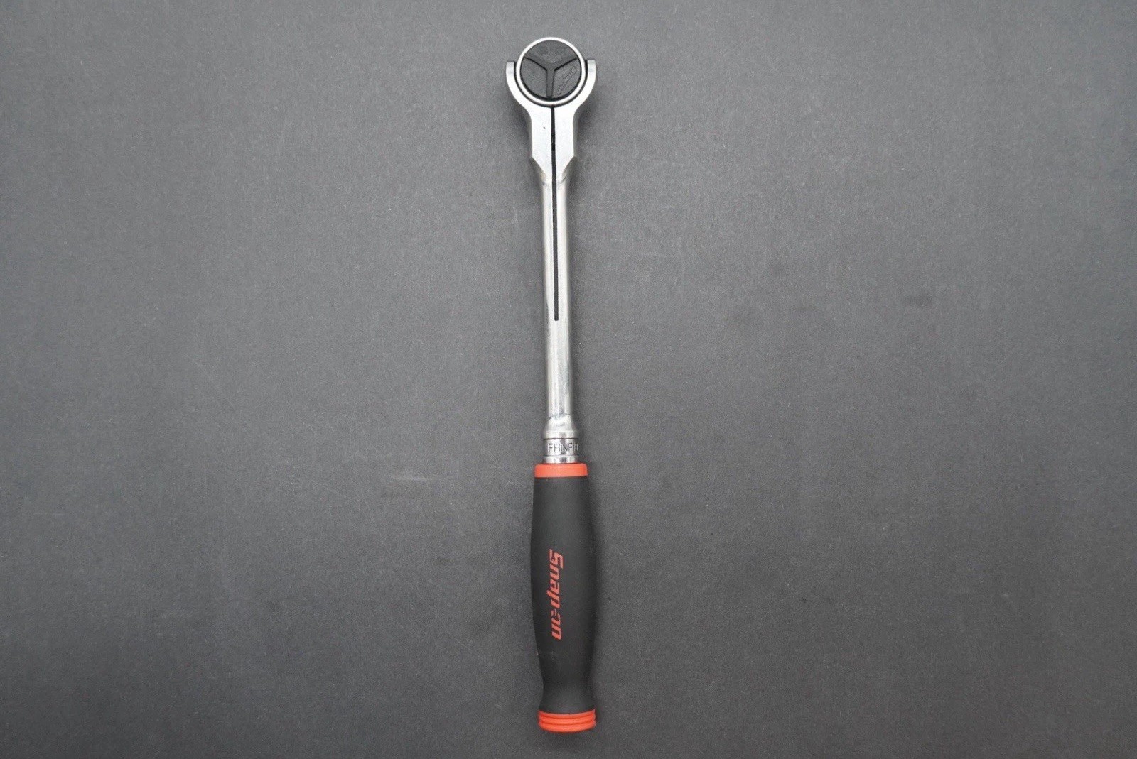 Snap On Ratchet 3/8” Drive Round Head Swivel Soft Grip Handle ( Red ) FHNF100