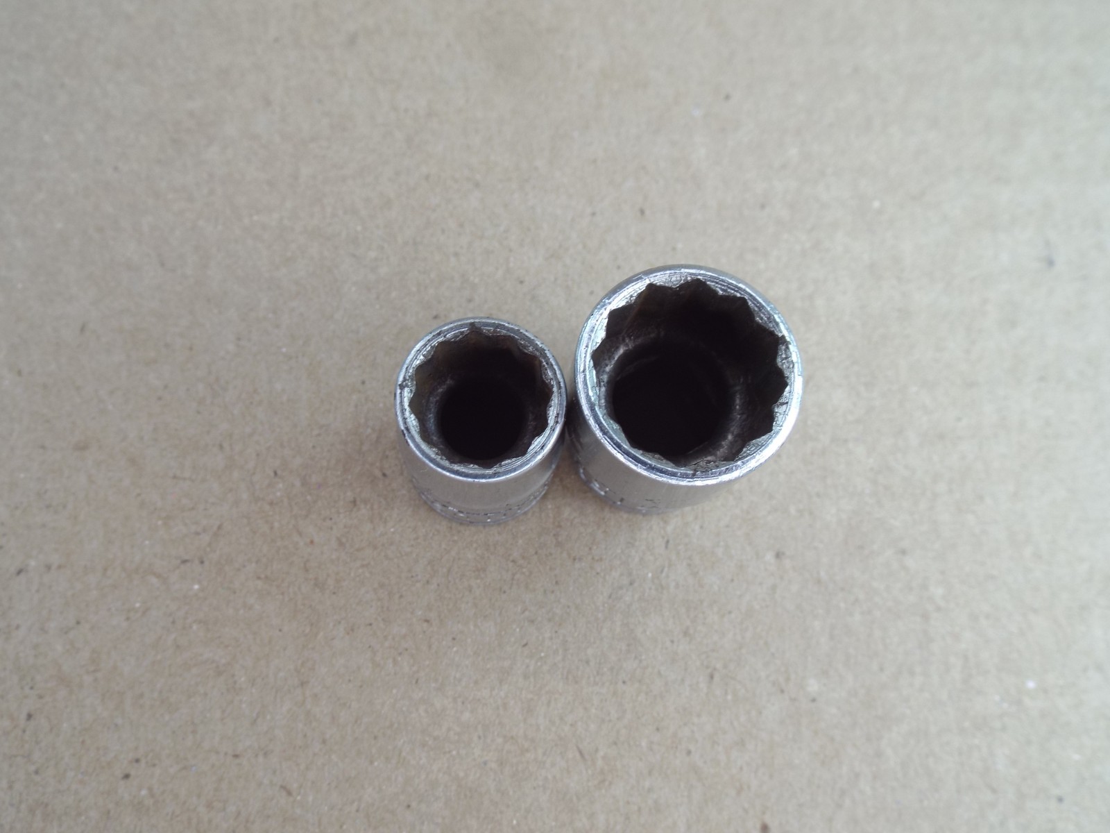 VTG Snap-on Socket Lot 11m & 15mm 3/8 Dr 12 Pt USA Made Work Well (Please Read)