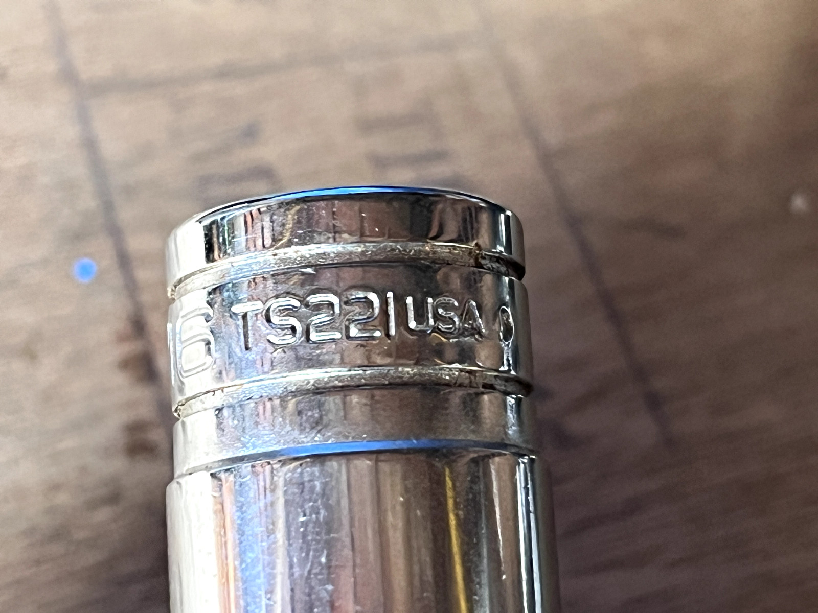Snap-on Tools USA TS221 11/16″ 1/2” Drive SAE 6 Point Deep Well Chrome Socket