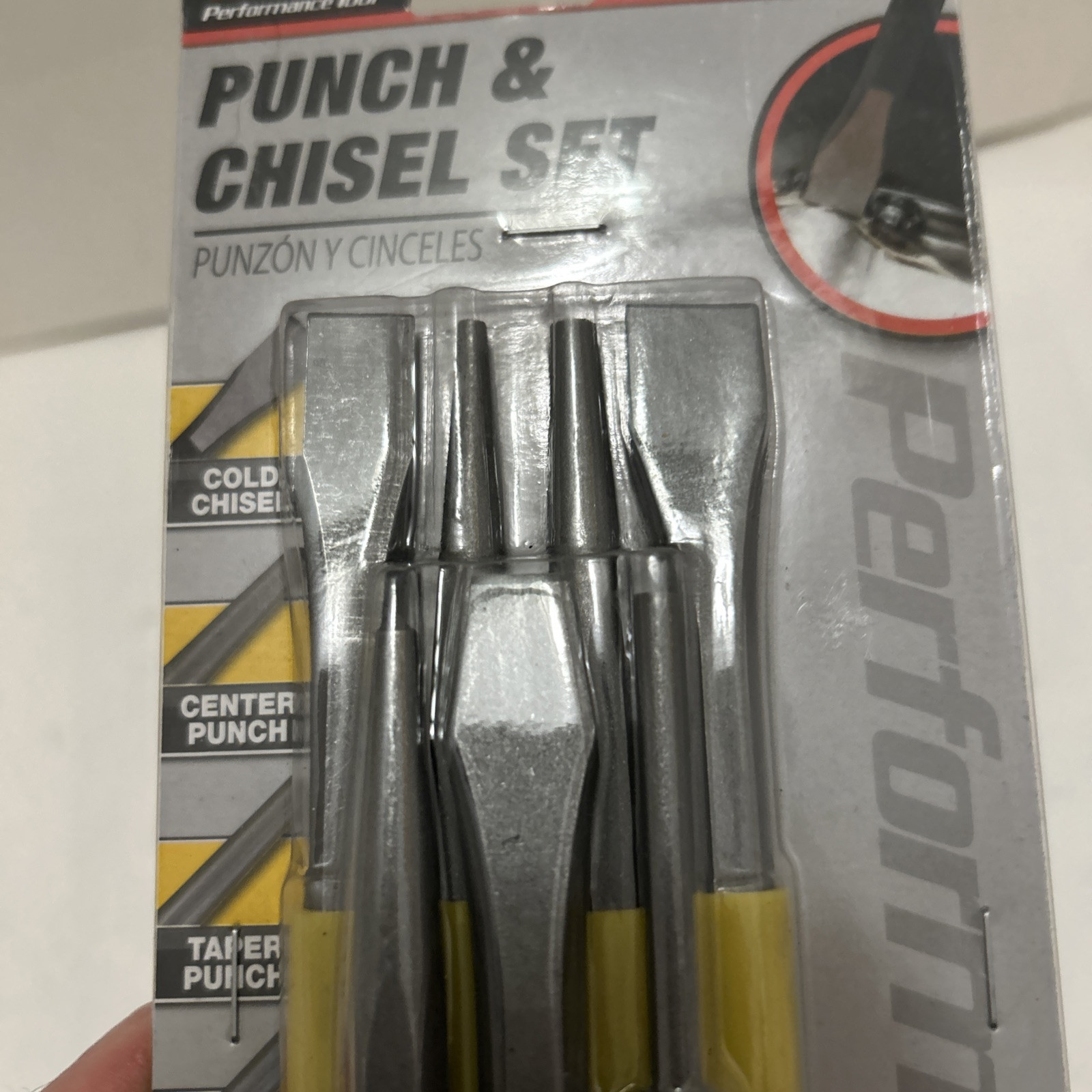 Wilmar 7 pc. Punch & Chisel Set, High Carbon Steel,