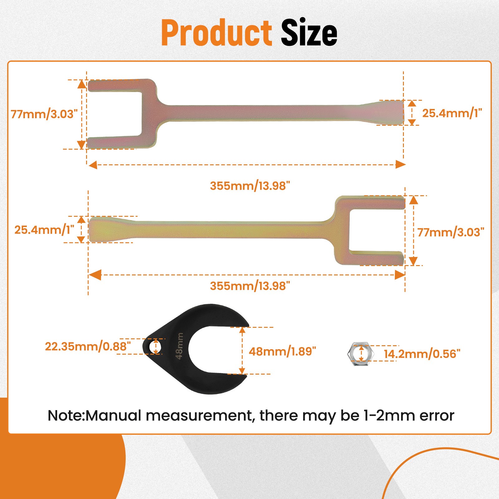 Inner CV Axle Removal Tool Kit & Front Wheel Drive Axle Puller for Most Vehicles
